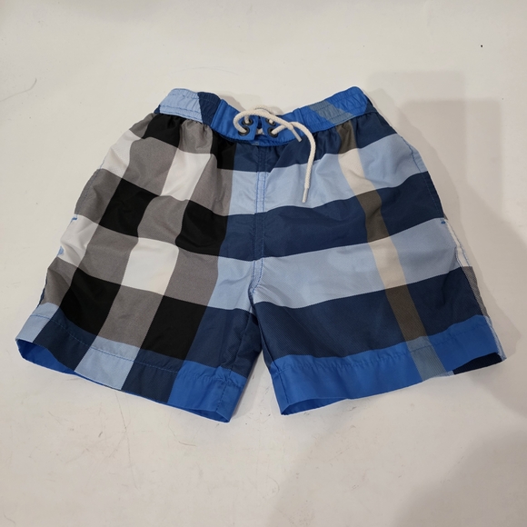 Burberry Other - Burberry Kids Toddler Swim Trunks - Blue and Black Check - 4Y